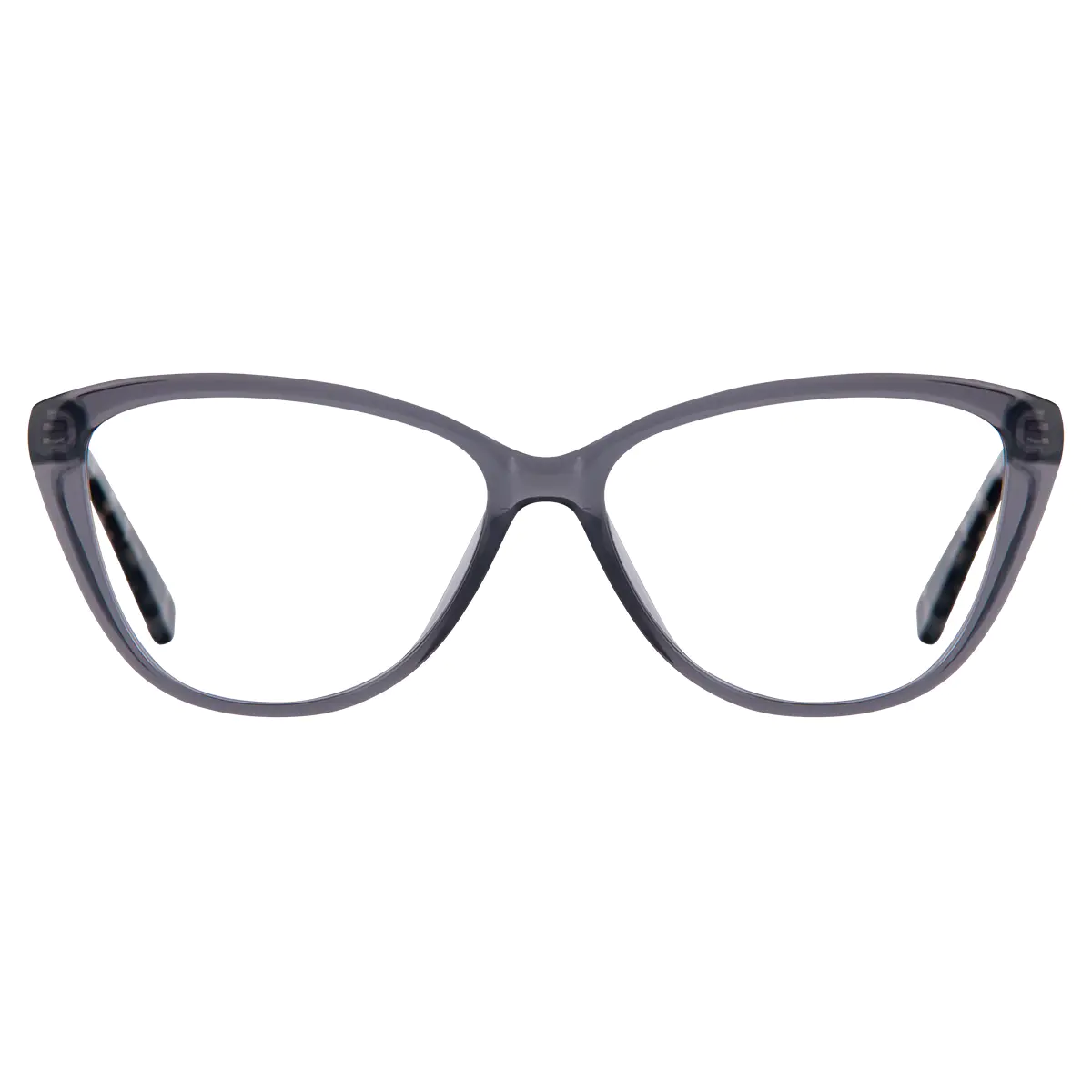 Cat-eye Grey Eyeglasses
