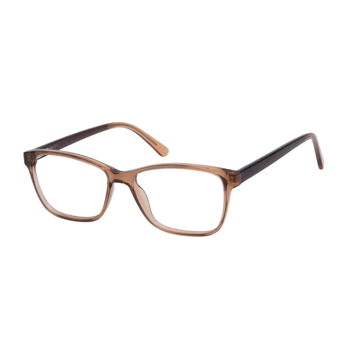 Square Brown Eyeglasses