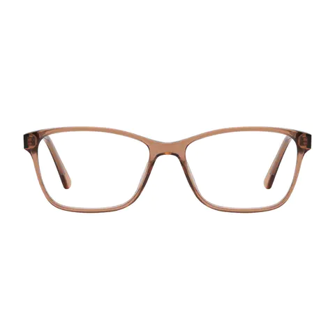 Square Brown Eyeglasses