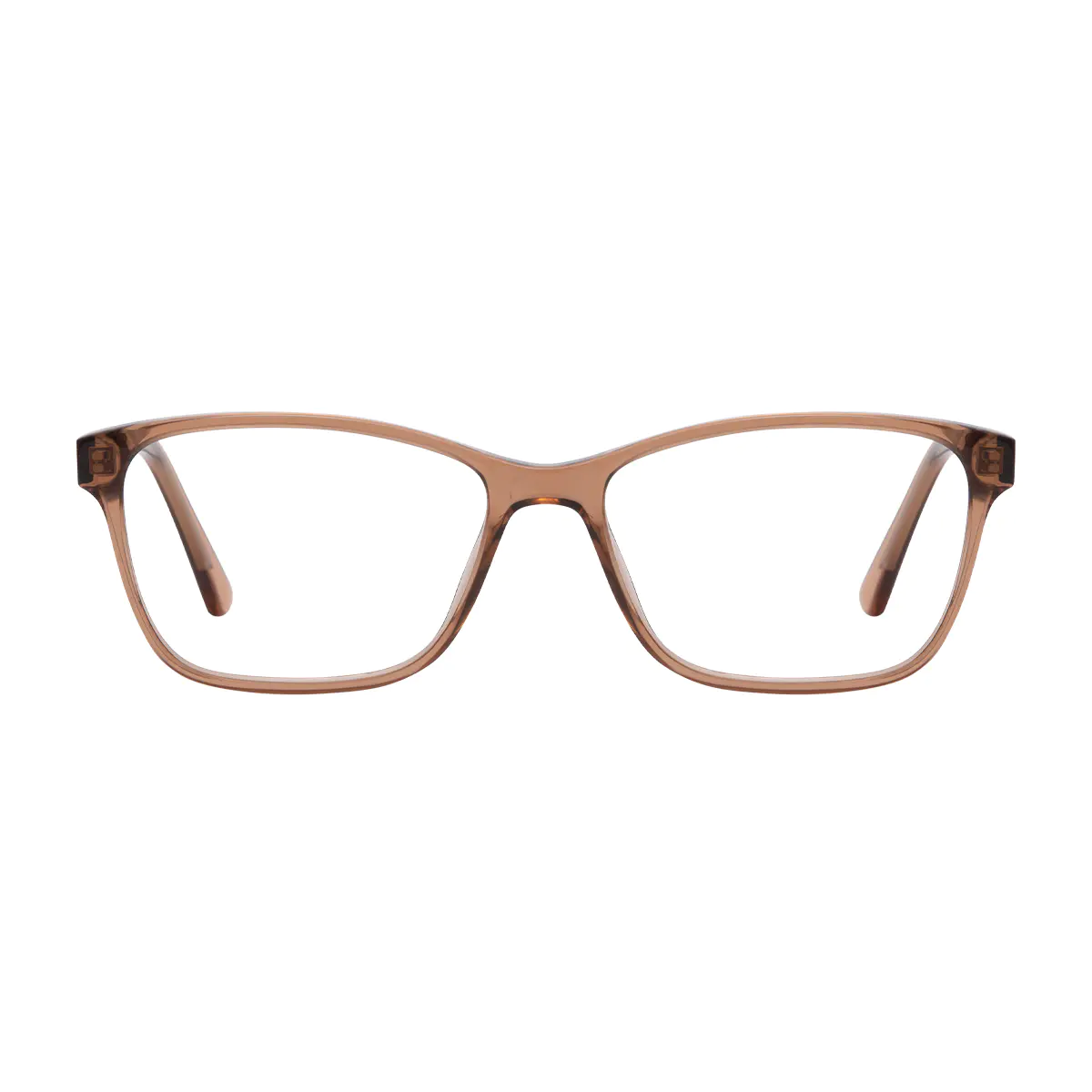 Square Brown Eyeglasses