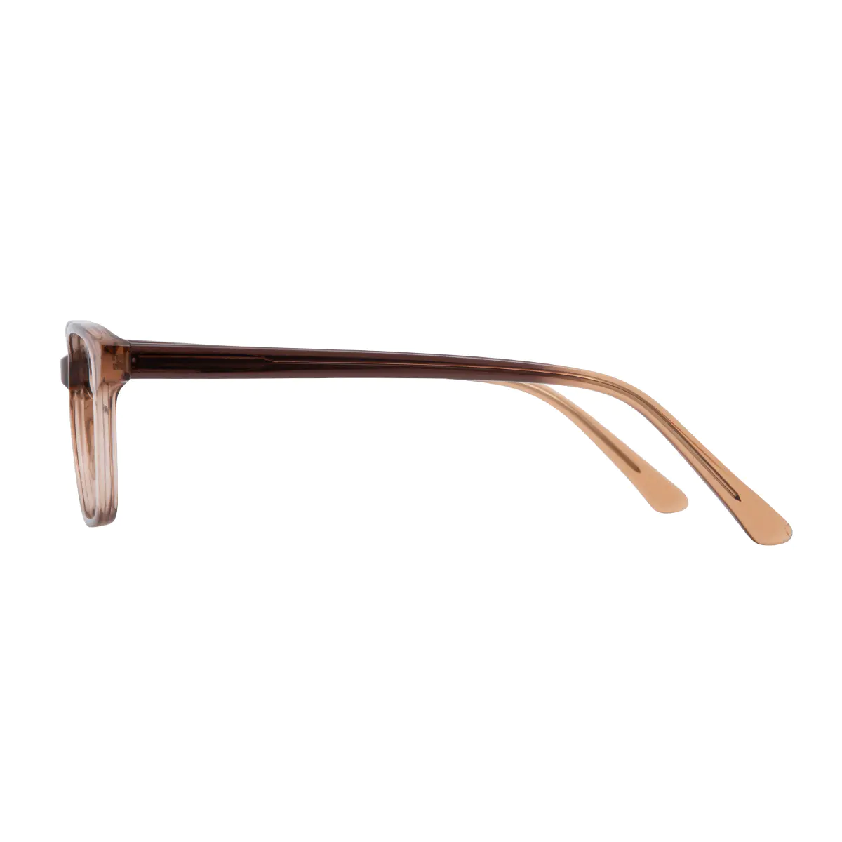 Square Brown Eyeglasses