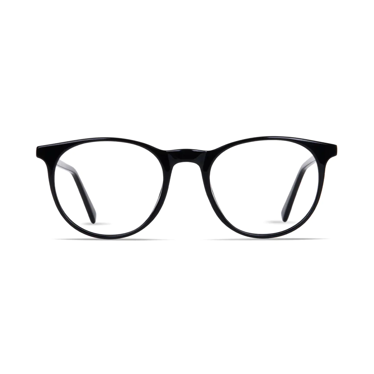Round Black Eyeglasses