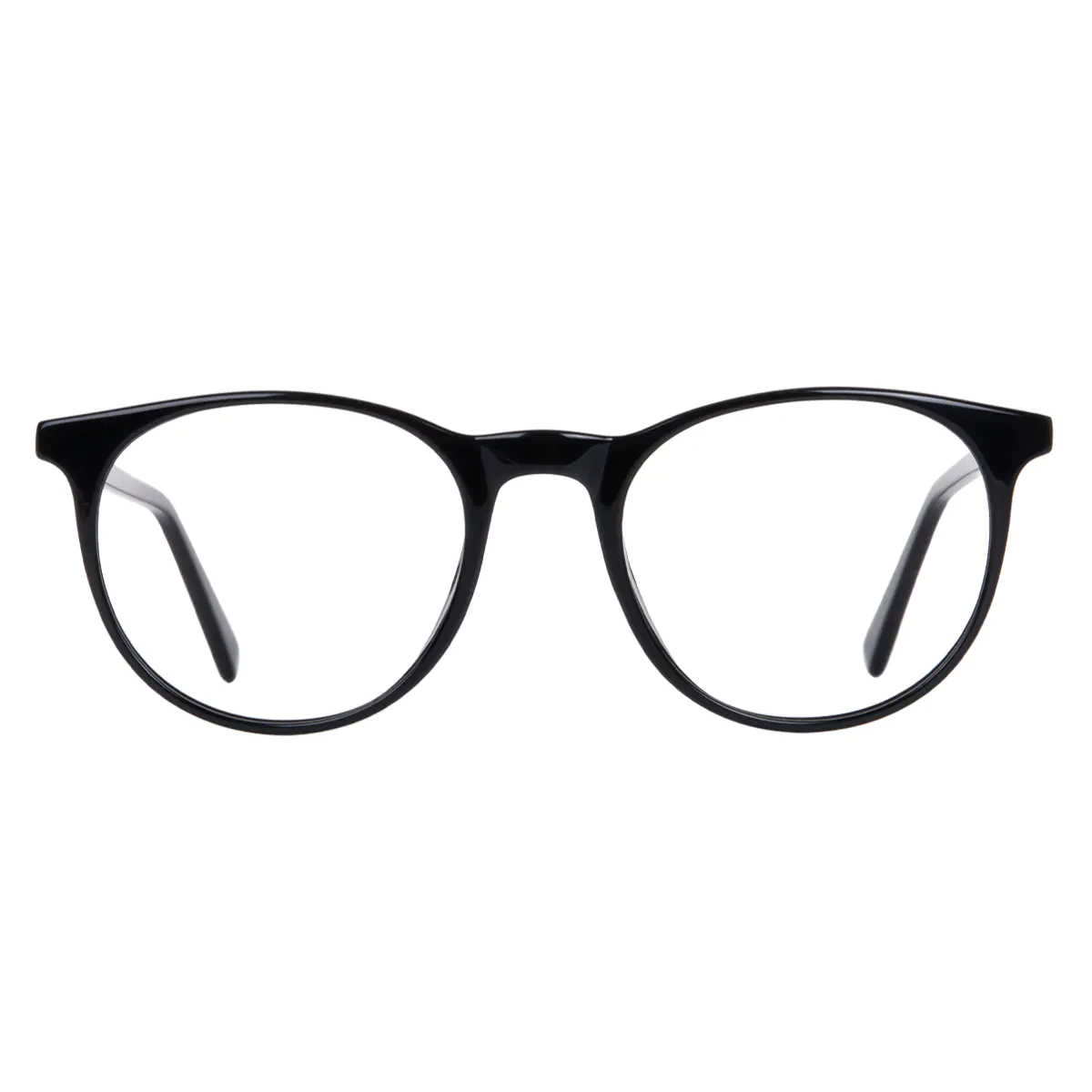 Round Black Eyeglasses