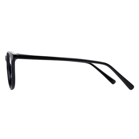 Round Black Eyeglasses