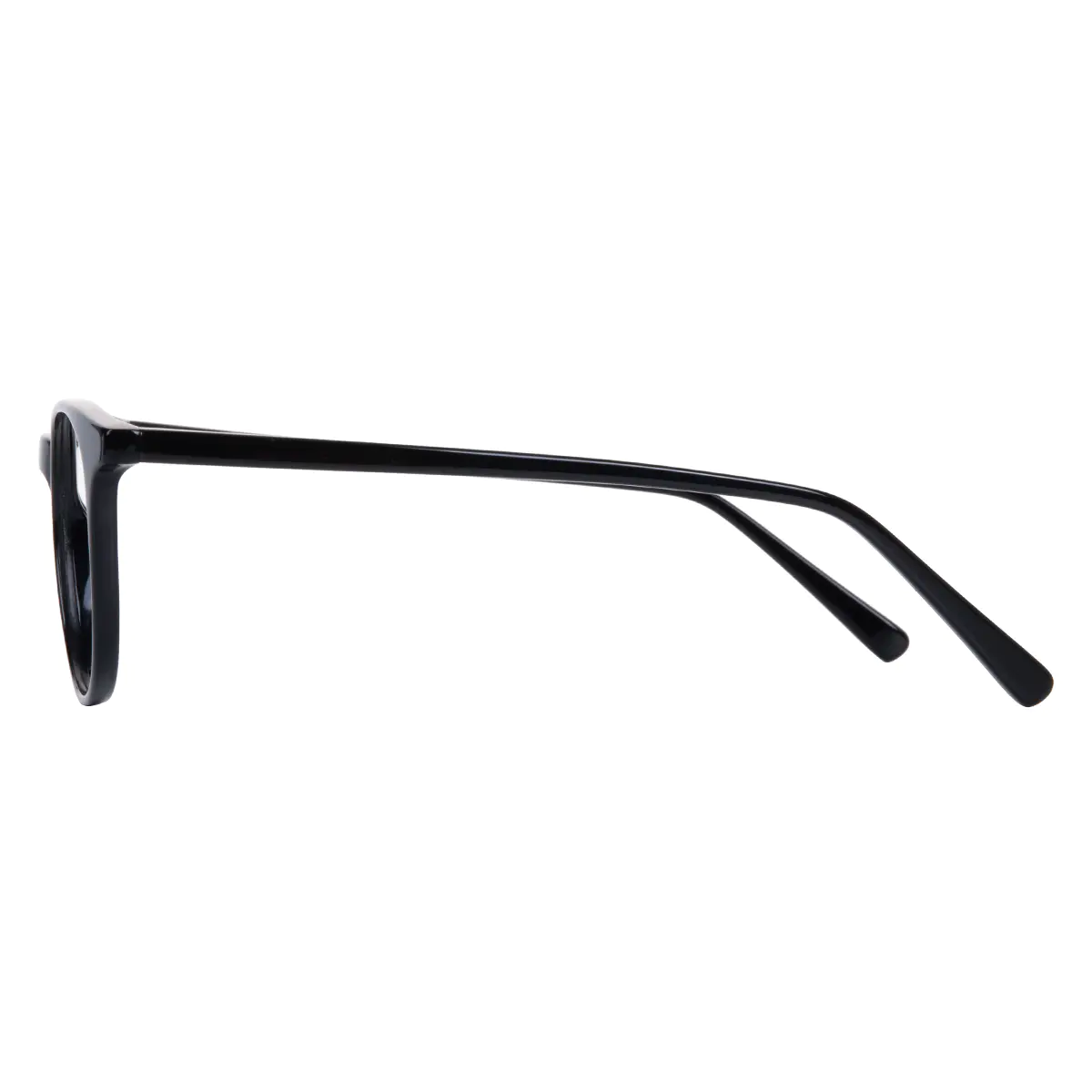 Round Black Eyeglasses