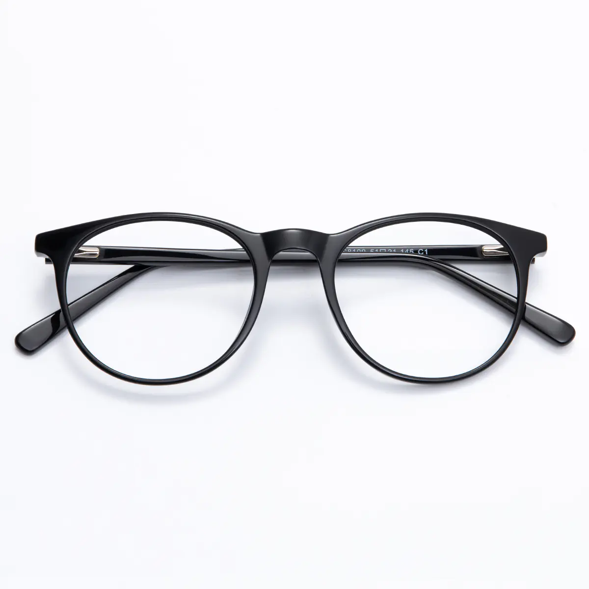 Round Black Eyeglasses