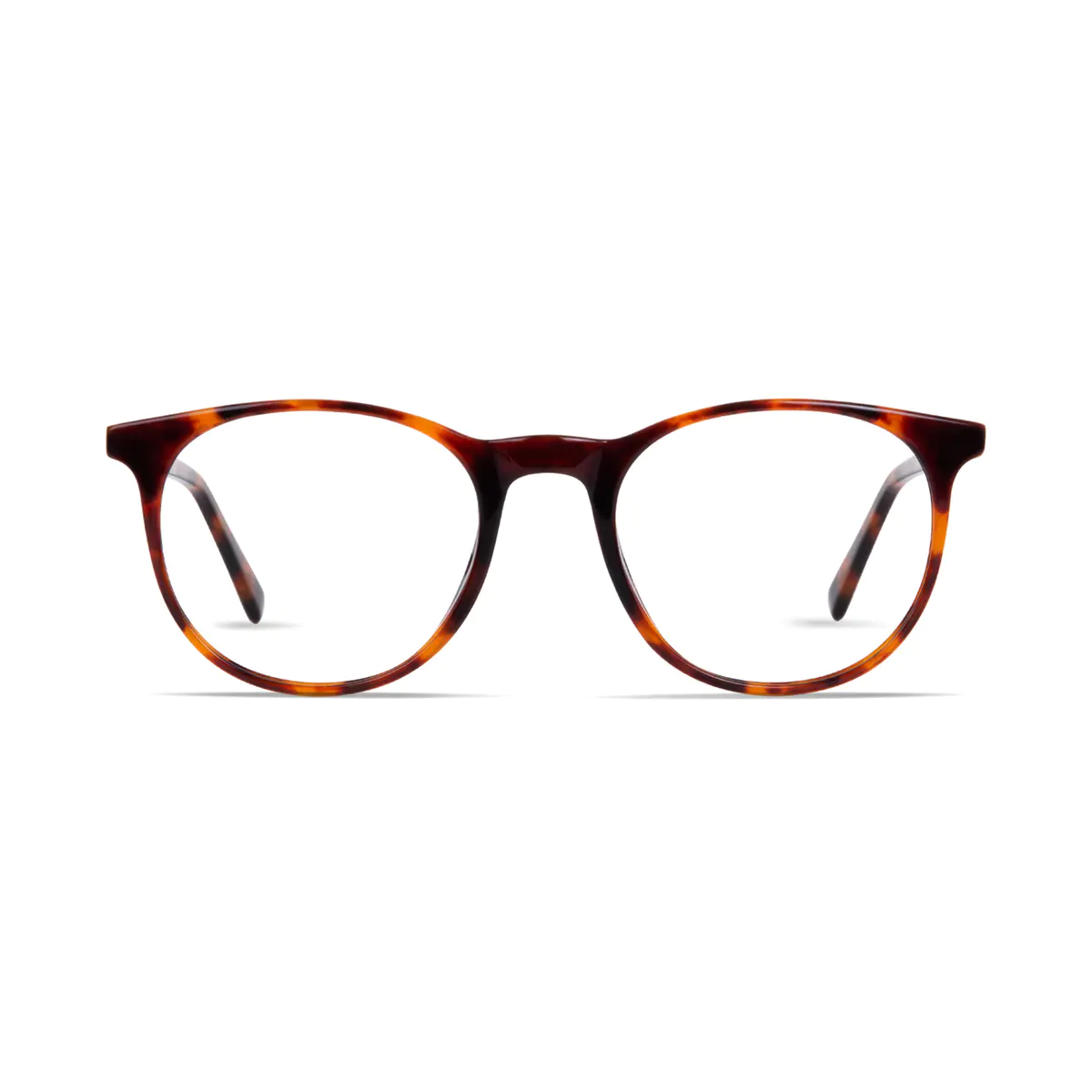 Round Tortoiseshell Eyeglasses