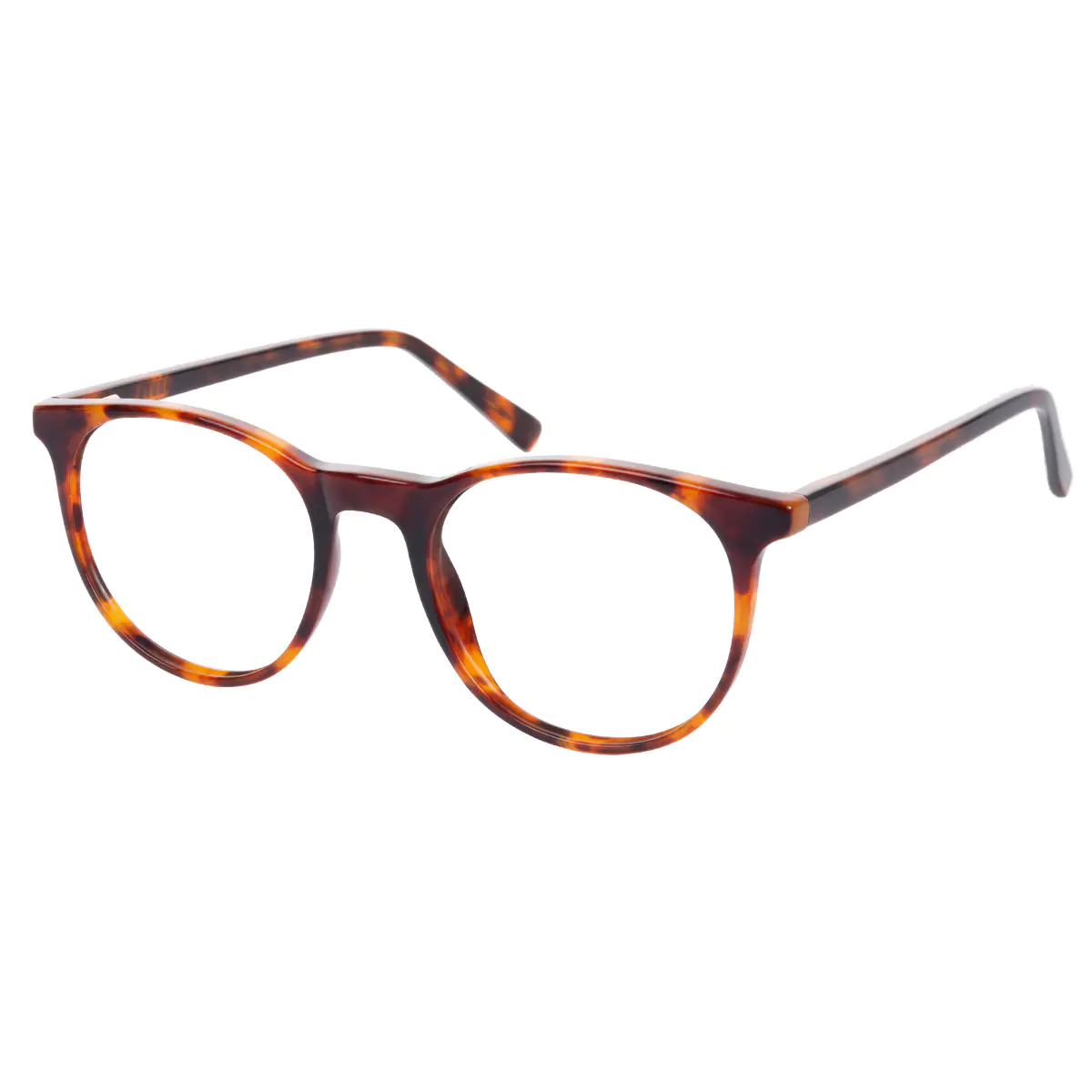 Round Tortoiseshell Eyeglasses