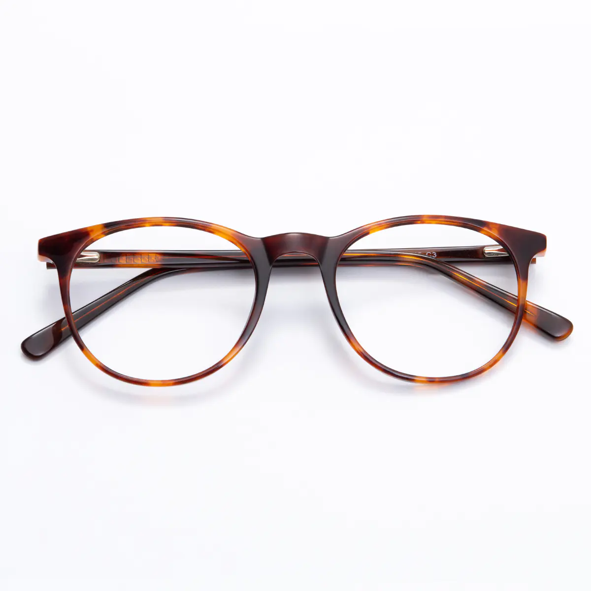 Round Tortoiseshell Eyeglasses