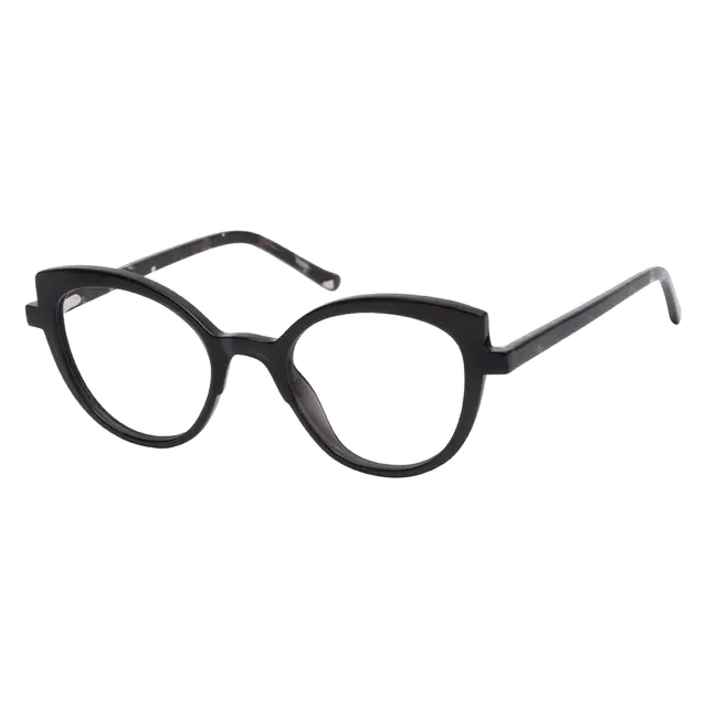 Cat-eye Black Eyeglasses