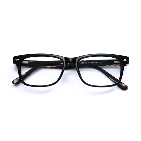 Rectangle Black Eyeglasses