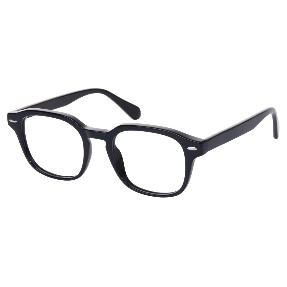 Square Black Eyeglasses