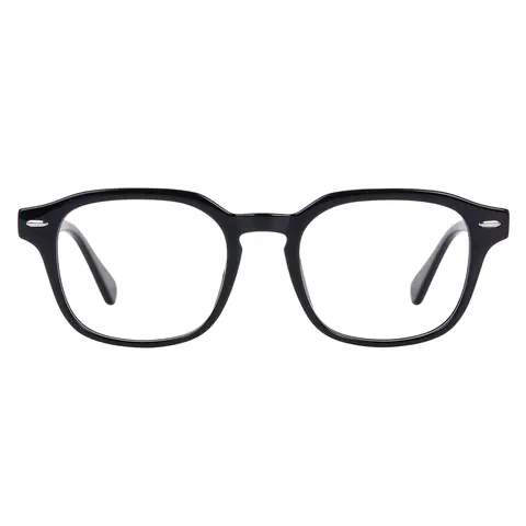 Square Black Eyeglasses