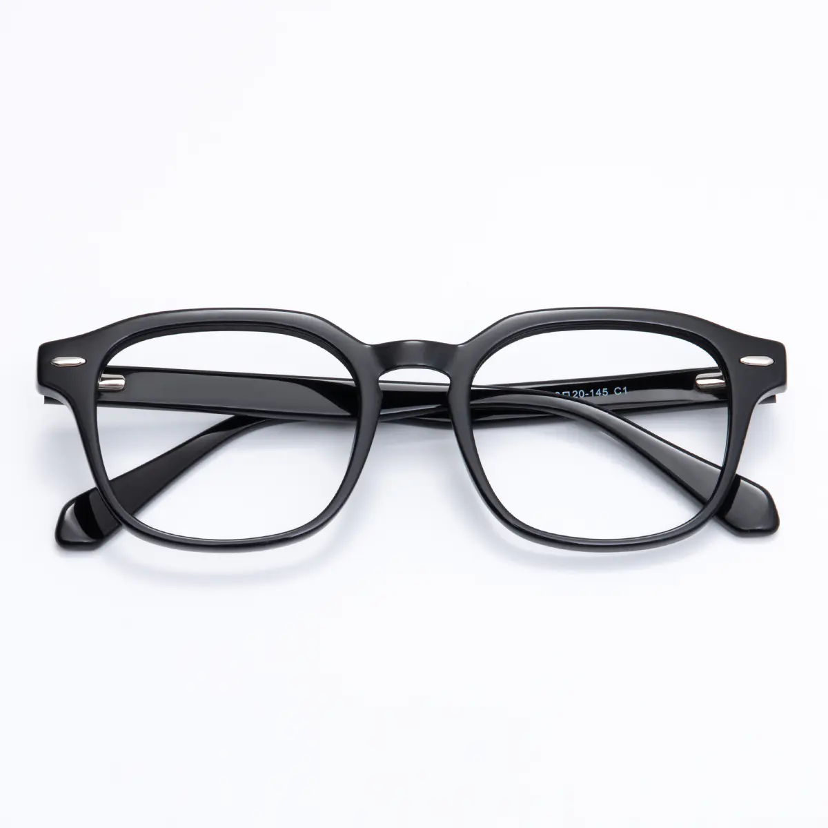 Square Black Eyeglasses