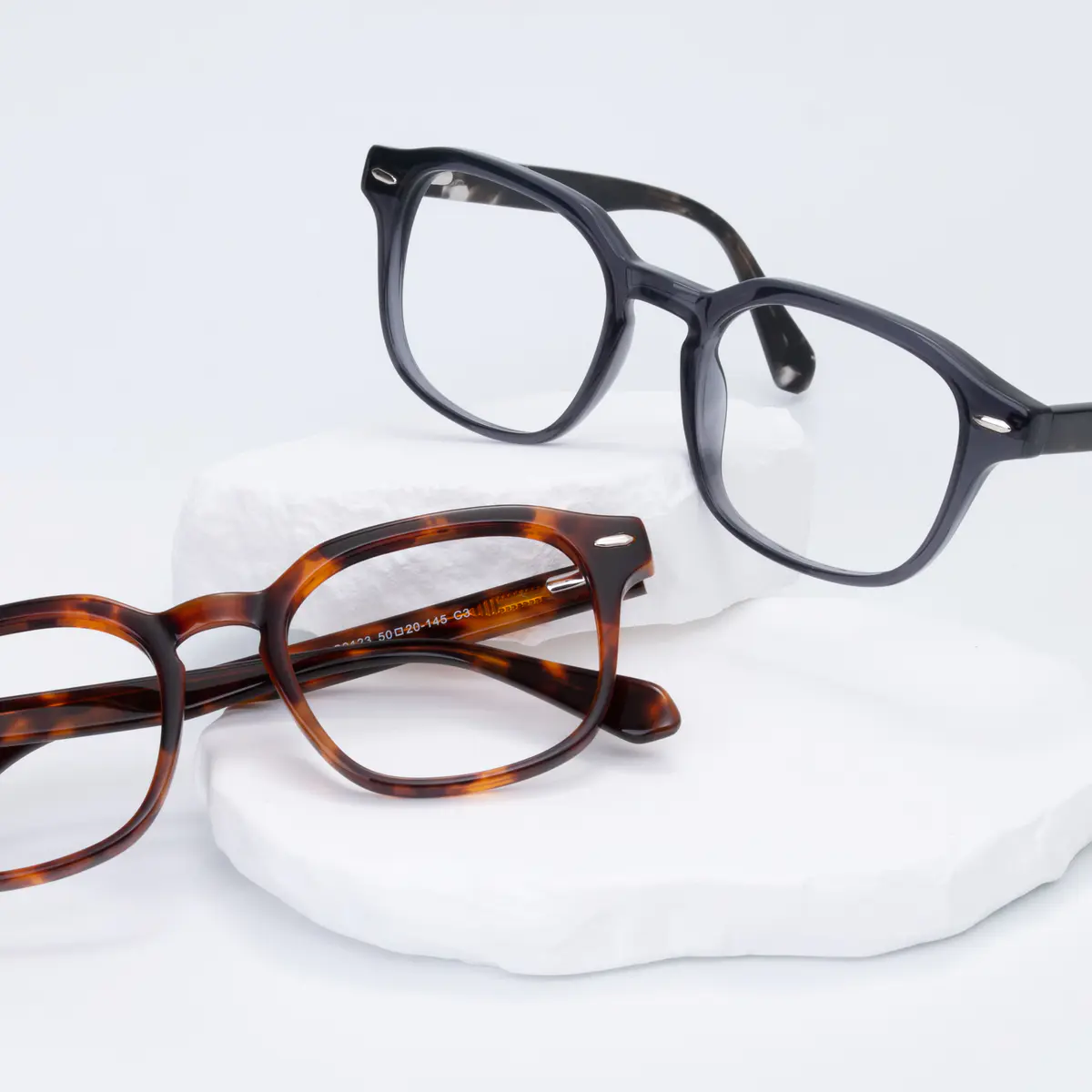 Square Black Eyeglasses