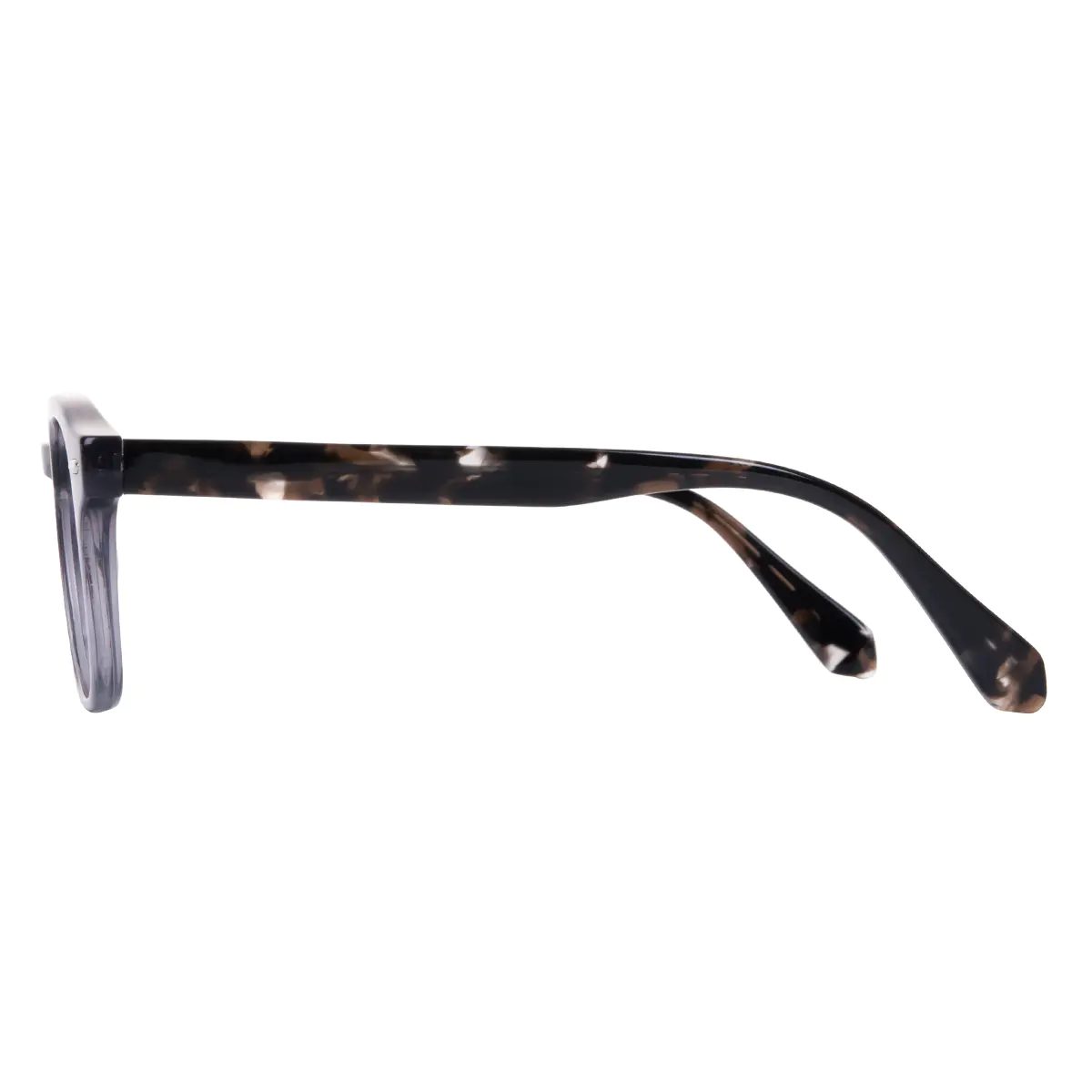 Square Grey Eyeglasses