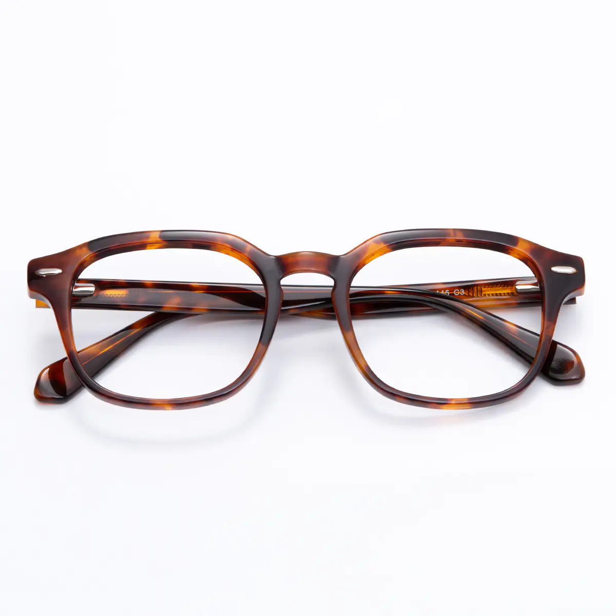 Square Tortoiseshell Eyeglasses