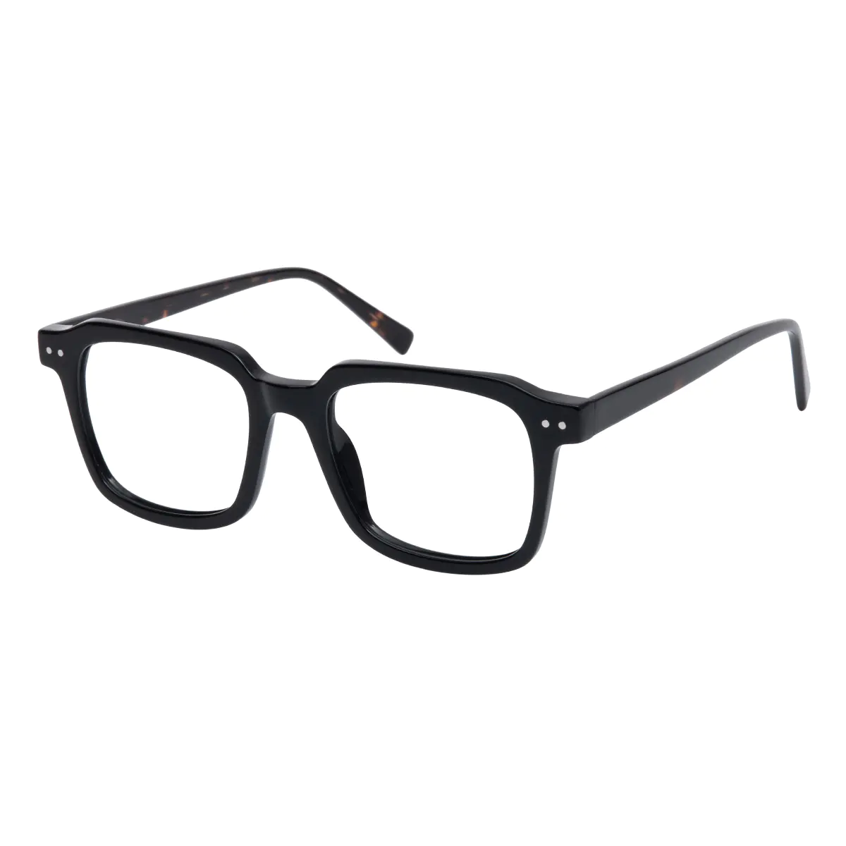Square Black Eyeglasses