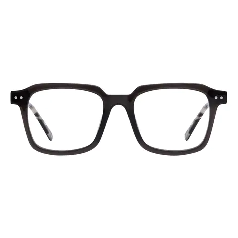Square Matte Black Eyeglasses