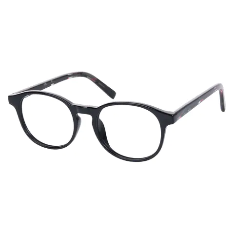 Oval Black Eyeglasses
