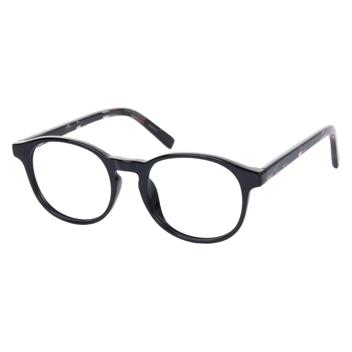 Oval Black Eyeglasses