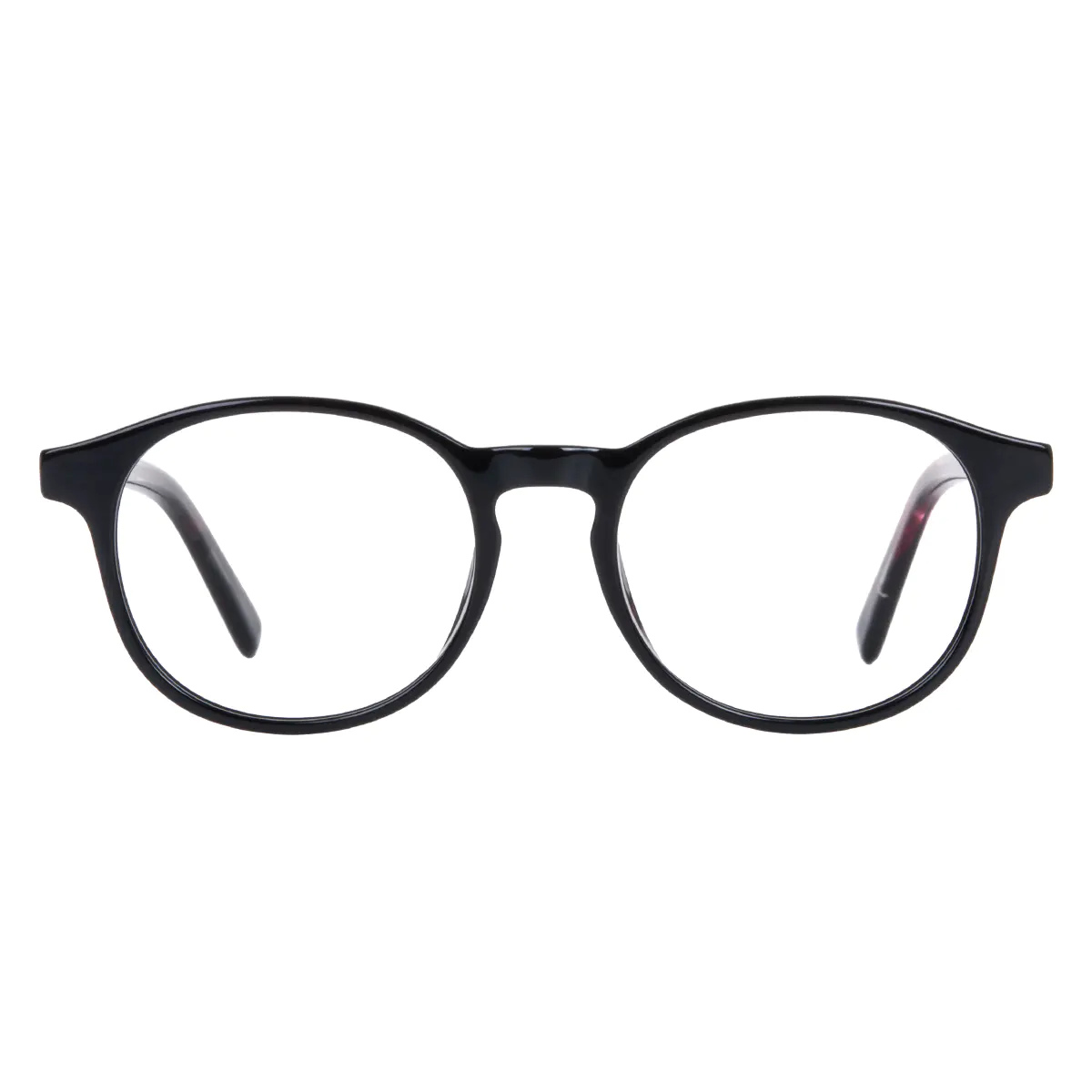 Oval Black Eyeglasses