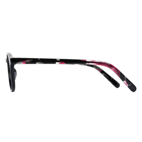 Oval Black Eyeglasses