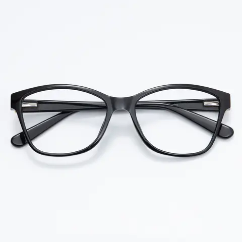 Rectangle Black Eyeglasses