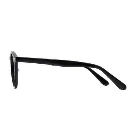 Round Black Eyeglasses