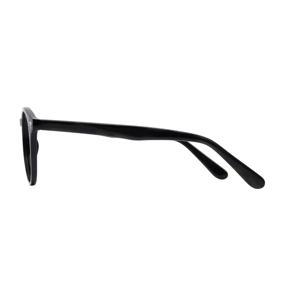 Round Black Eyeglasses