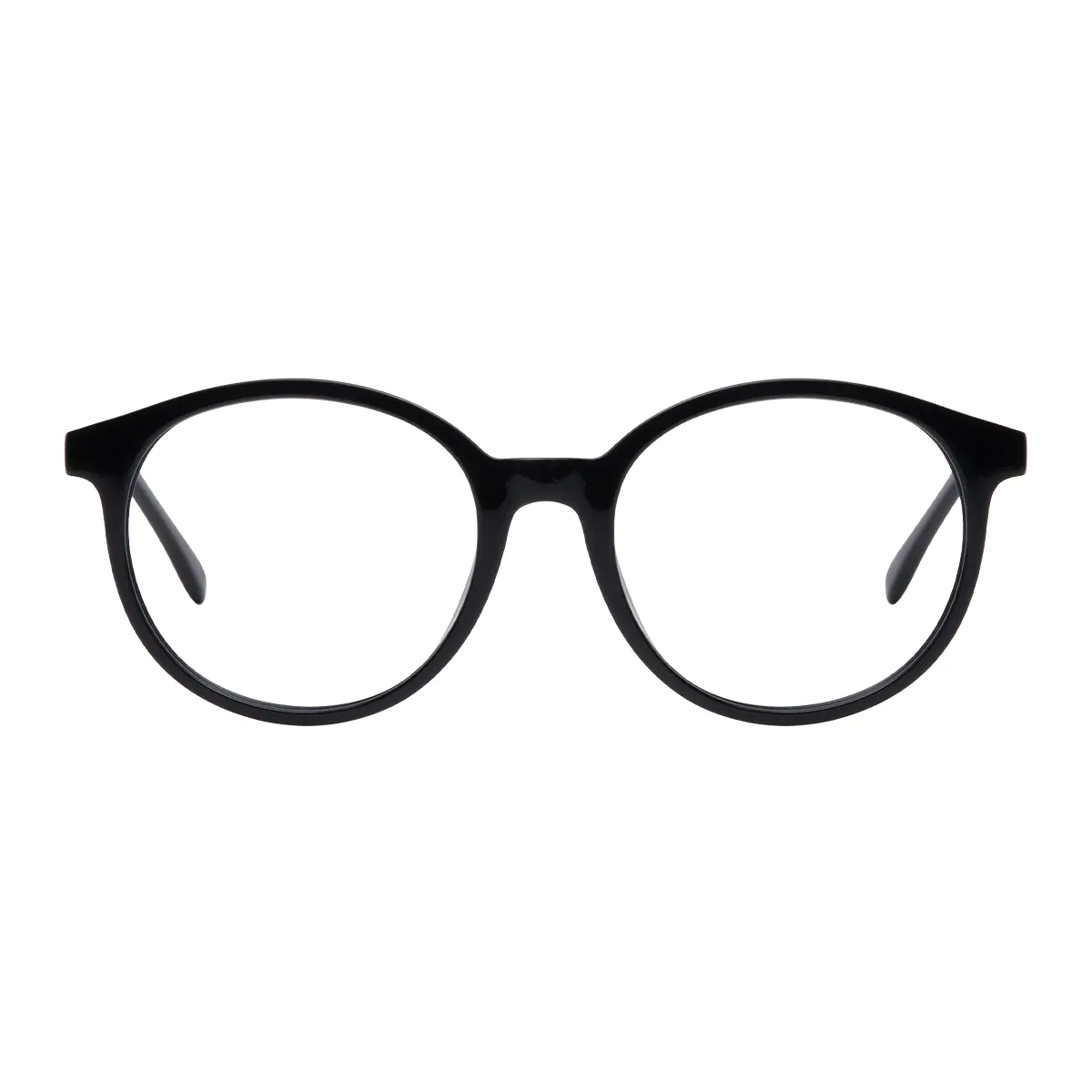 Round Black Eyeglasses