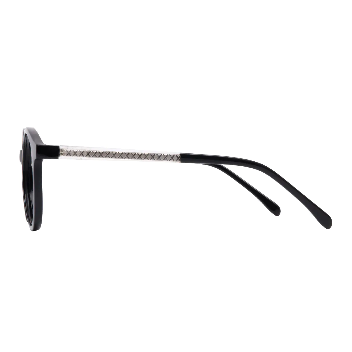Round Black Eyeglasses