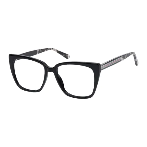 Square Black Eyeglasses