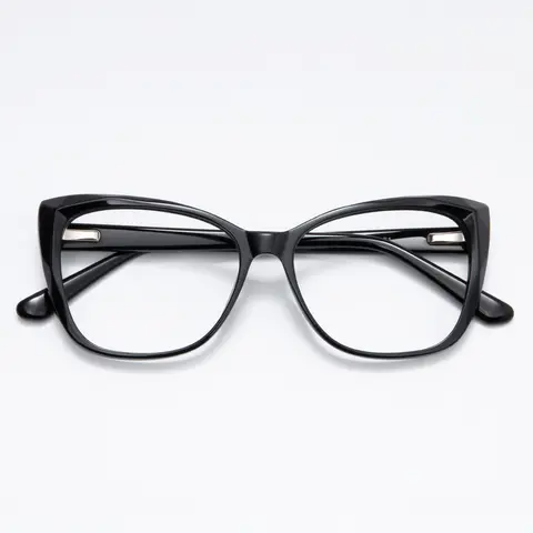 Square Black Eyeglasses