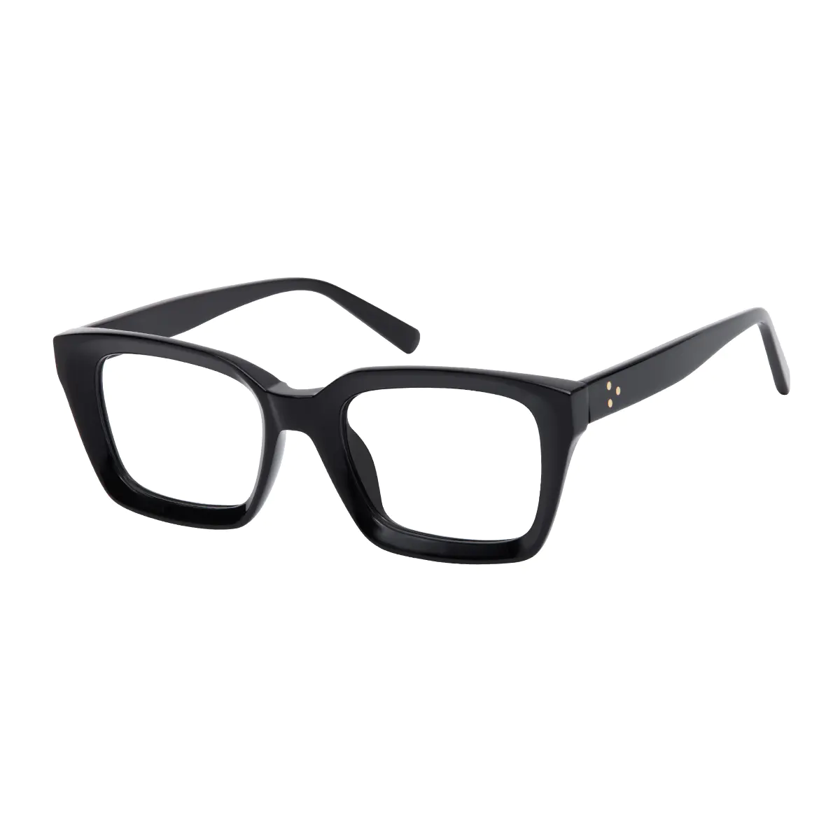Rectangle Black Eyeglasses