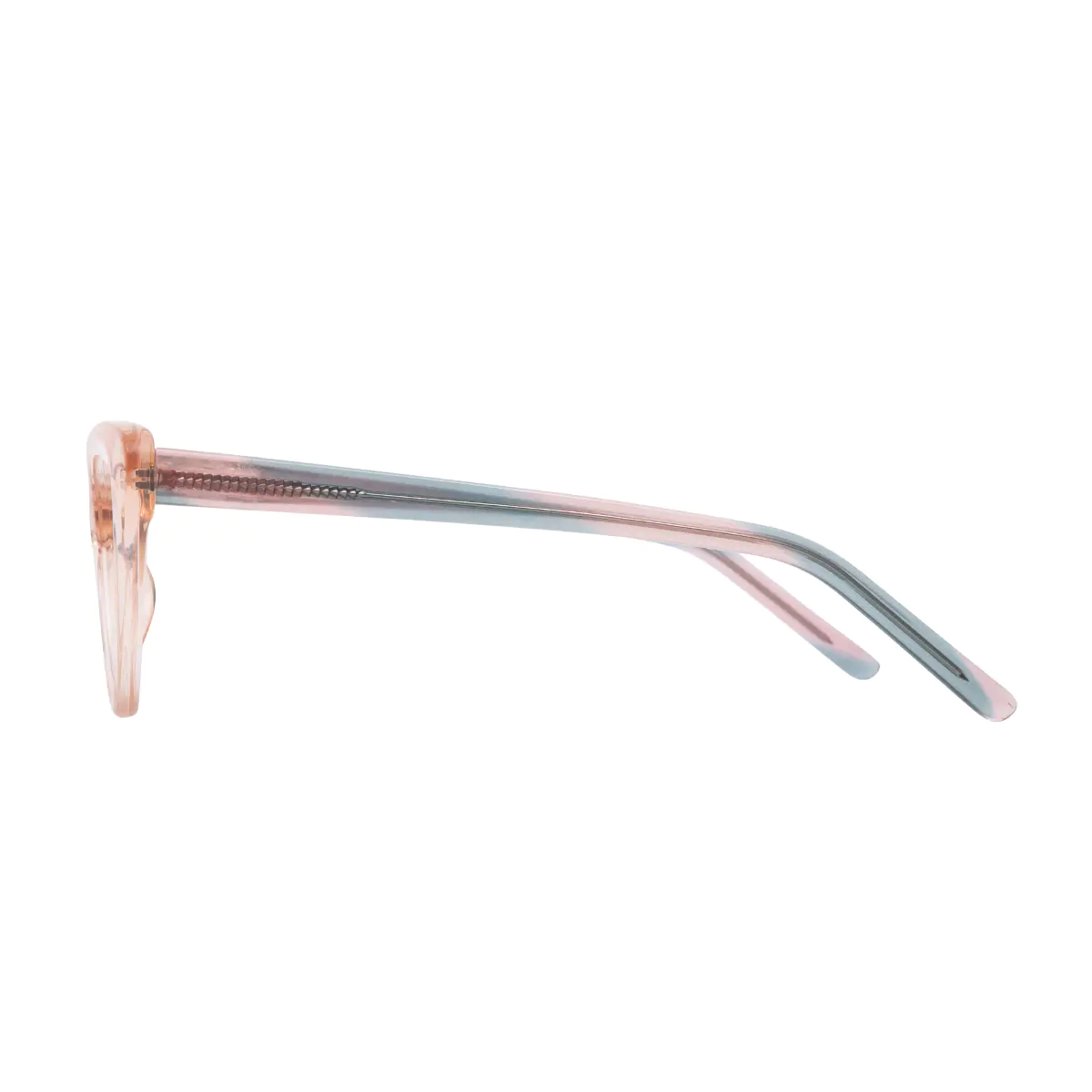 Cat-eye Transparent Pink Eyeglasses
