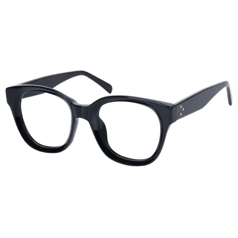 Square Black Eyeglasses