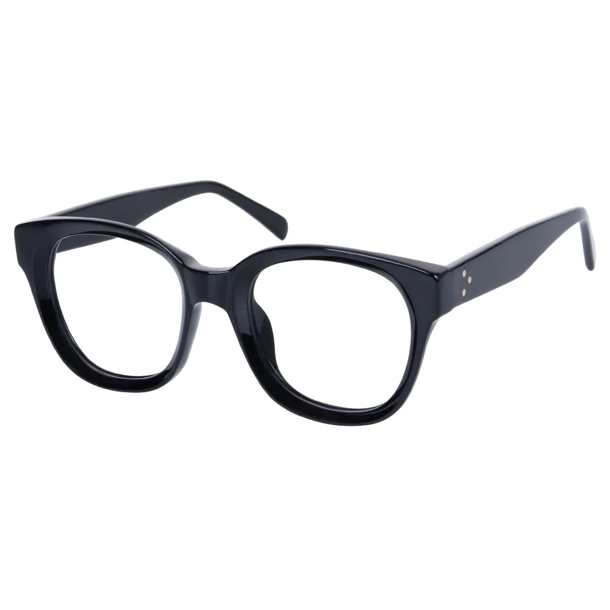 Square Black Eyeglasses