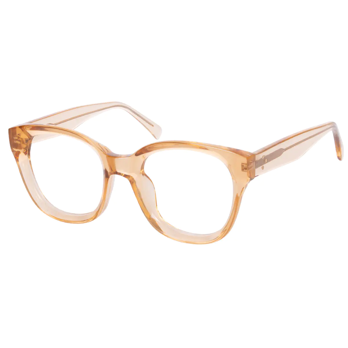 Square Cream Eyeglasses