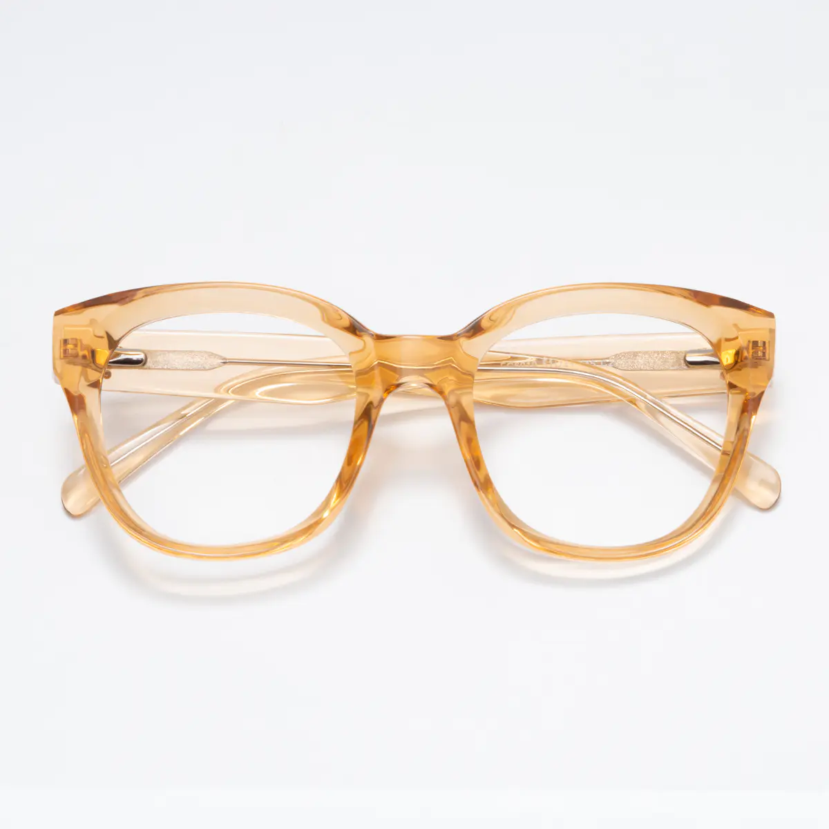 Square Cream Eyeglasses
