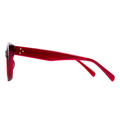 Square Red Eyeglasses