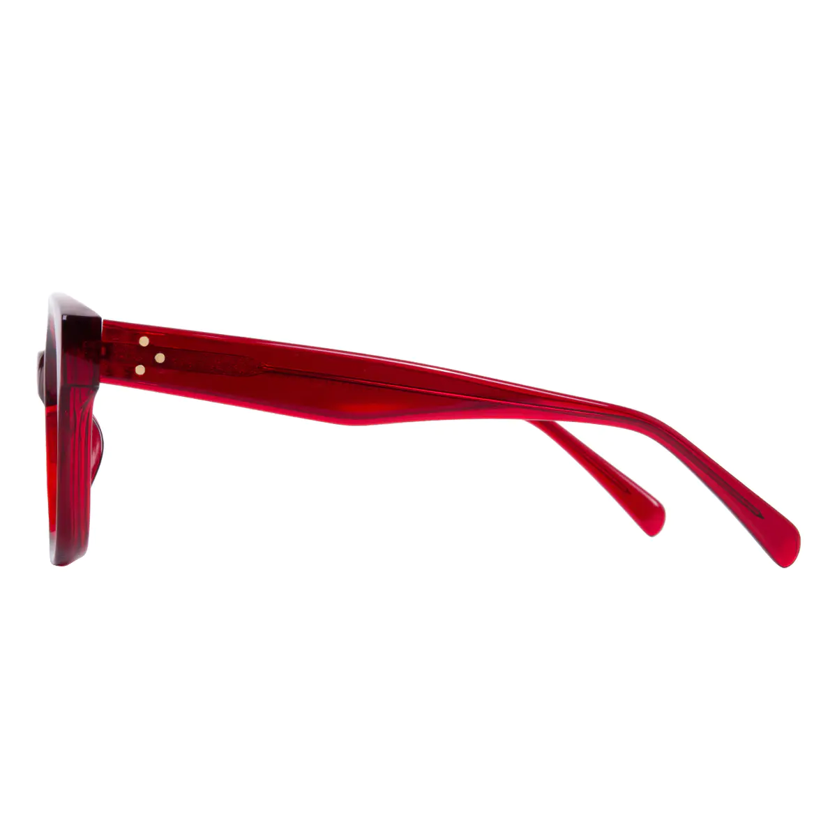 Square Red Eyeglasses