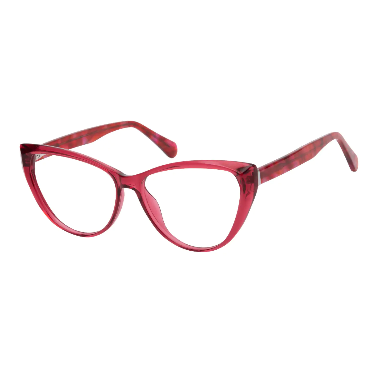 Cat-eye Red Eyeglasses