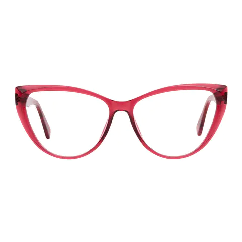 Cat-eye Red Eyeglasses
