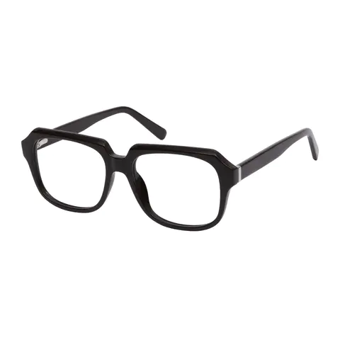 Square Black Eyeglasses