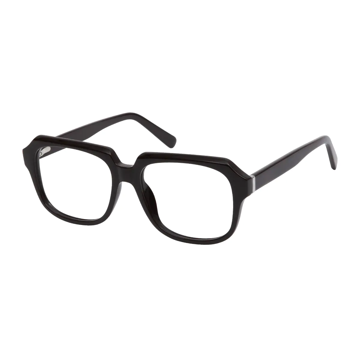 Square Black Eyeglasses