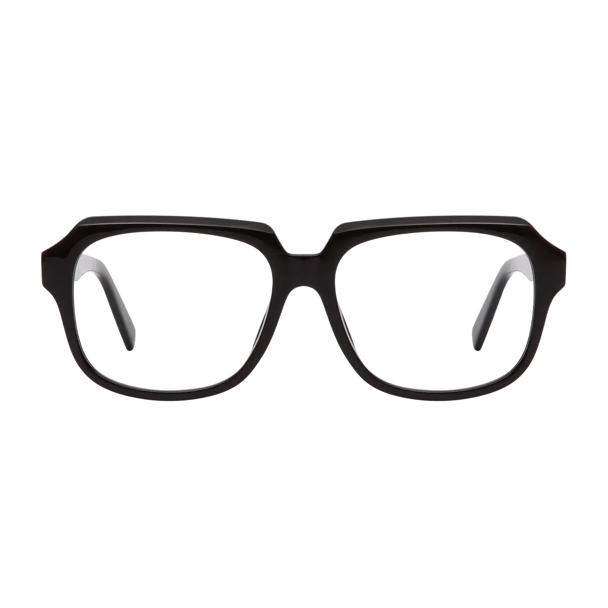 Square Black Eyeglasses
