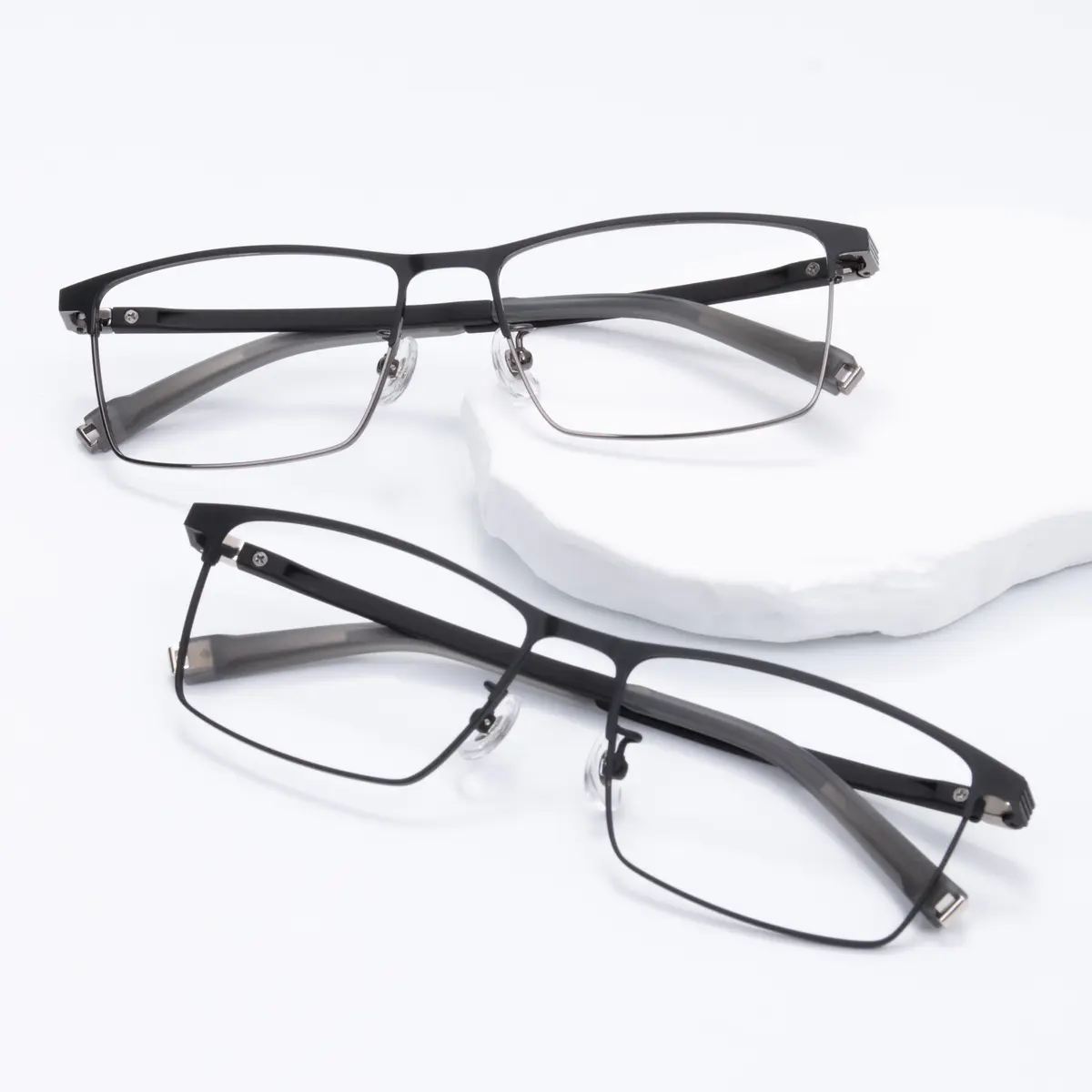 Rectangle Black Eyeglasses