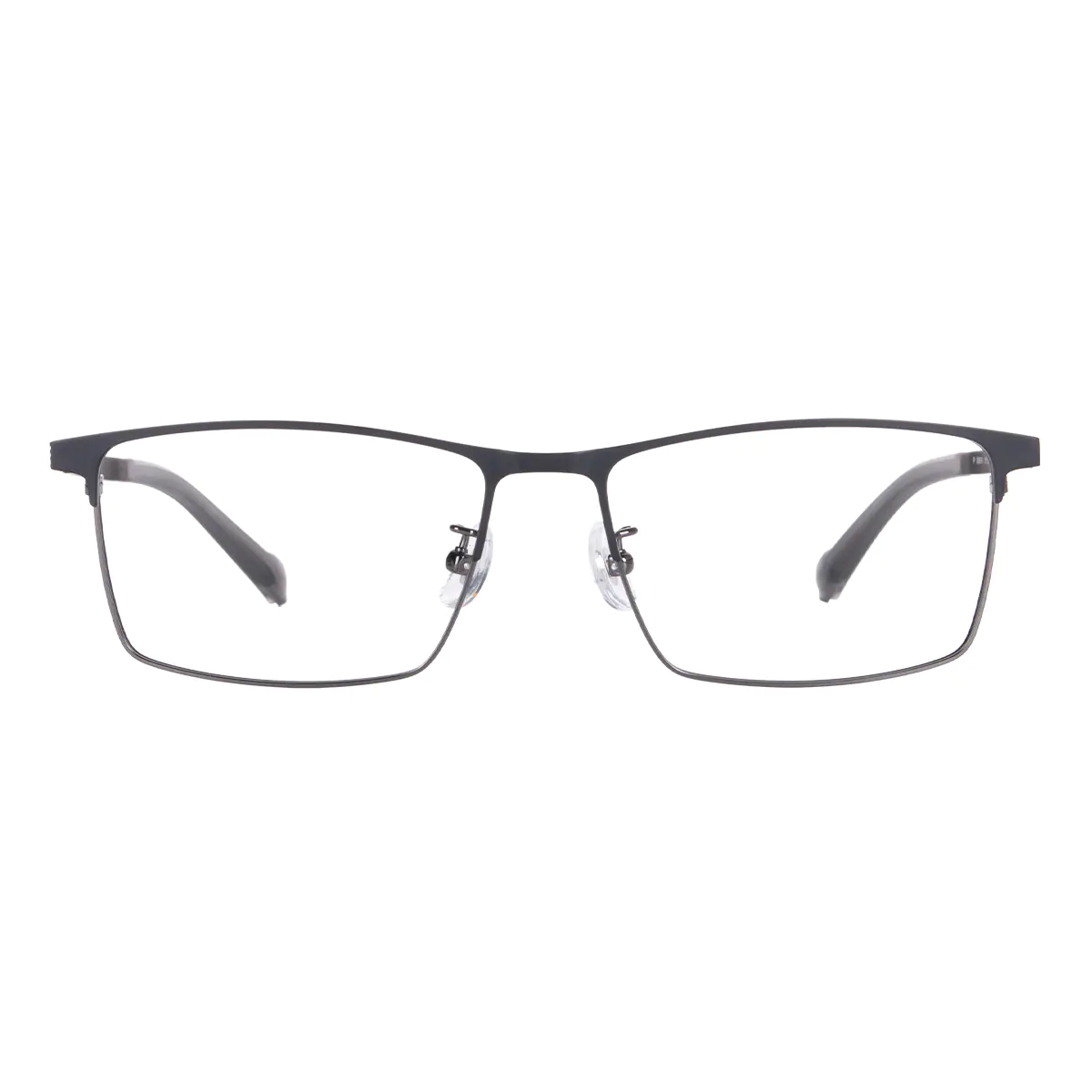 Rectangle Grey Eyeglasses