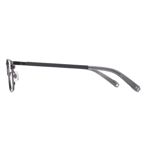 Rectangle Grey Eyeglasses